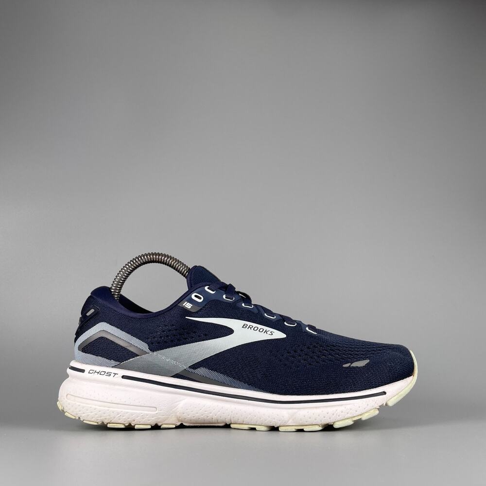 Brooks Ghost 15 Women's Size 8 D Wide Blue White Running Shoes Athletic Sneakers - Picture 6 of 10
